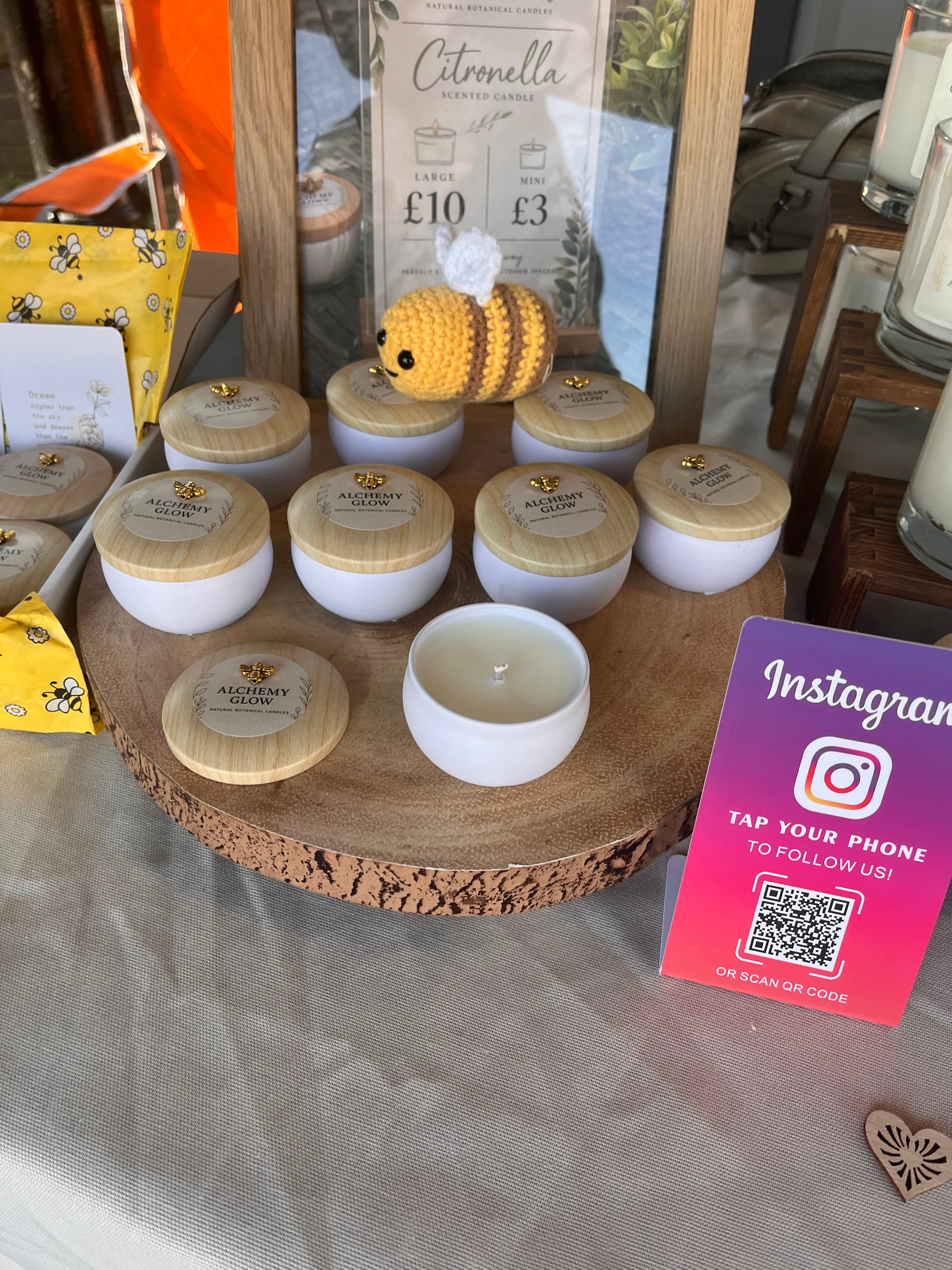 Mini citronella candle