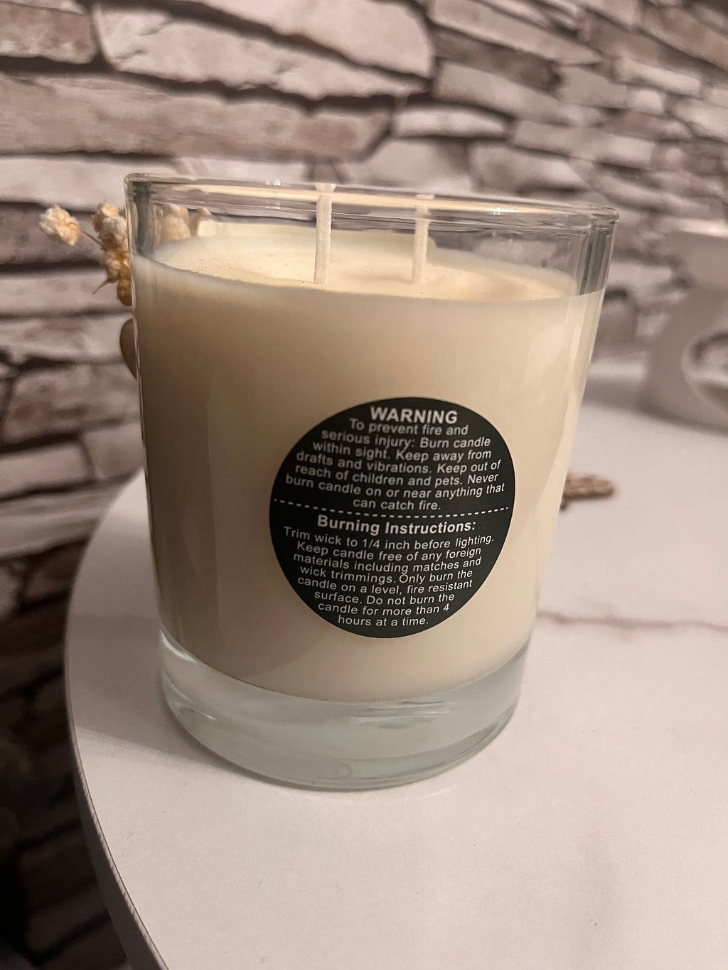 11:11 make a wish large candle