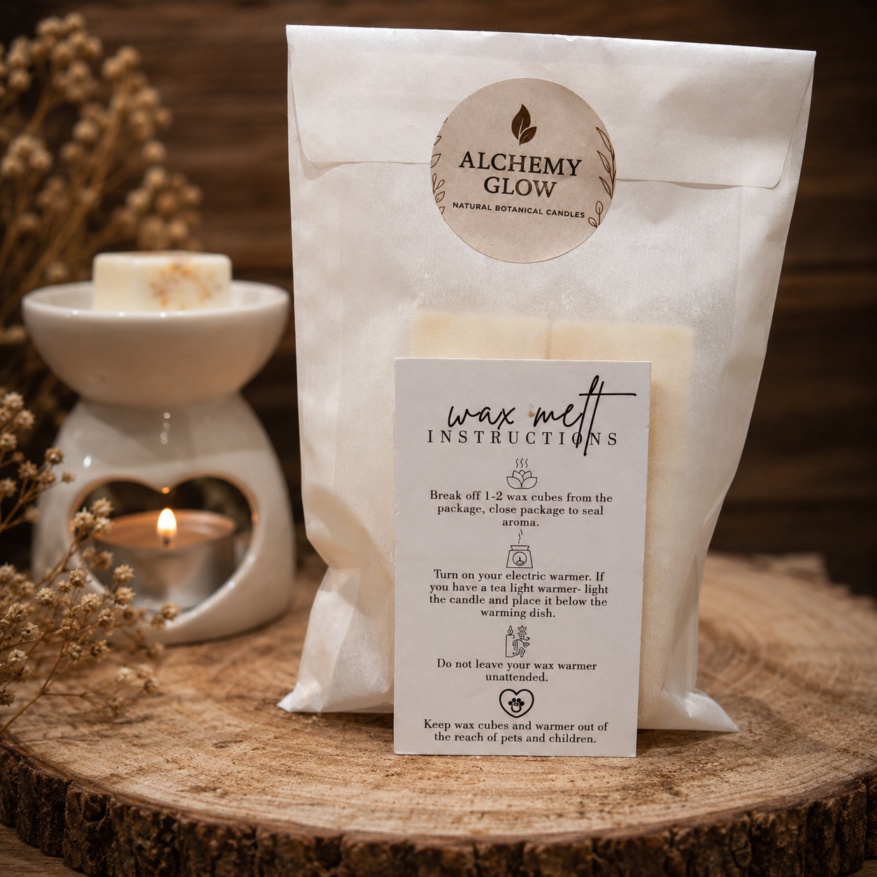 Botanical wax melts