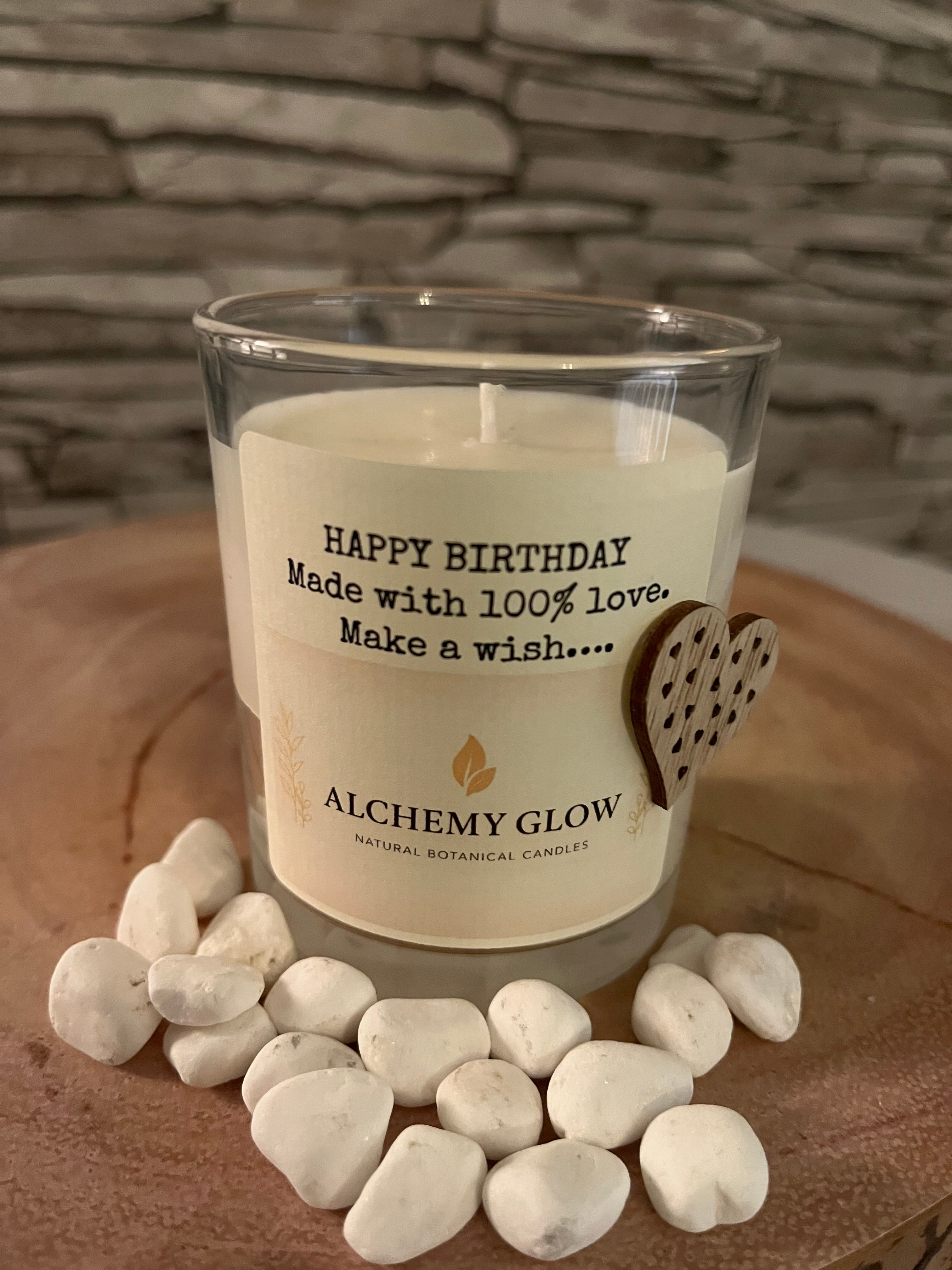Happy birthday 7oz candle