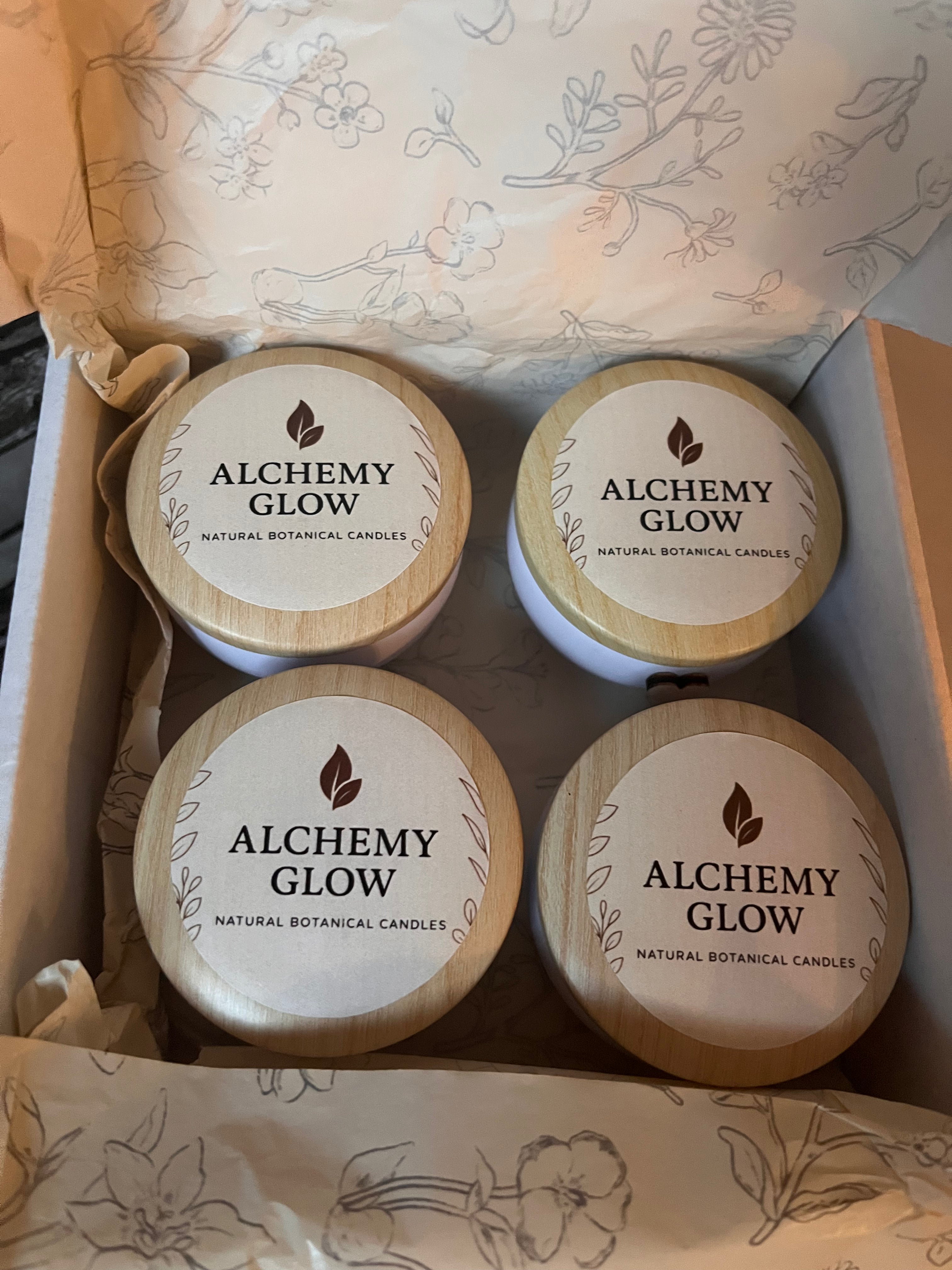 Mini candle-gift set (4 pack)