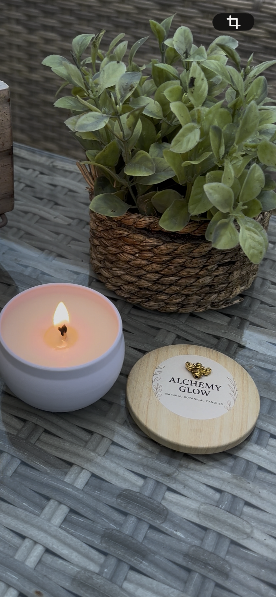 4 mini citronella candles