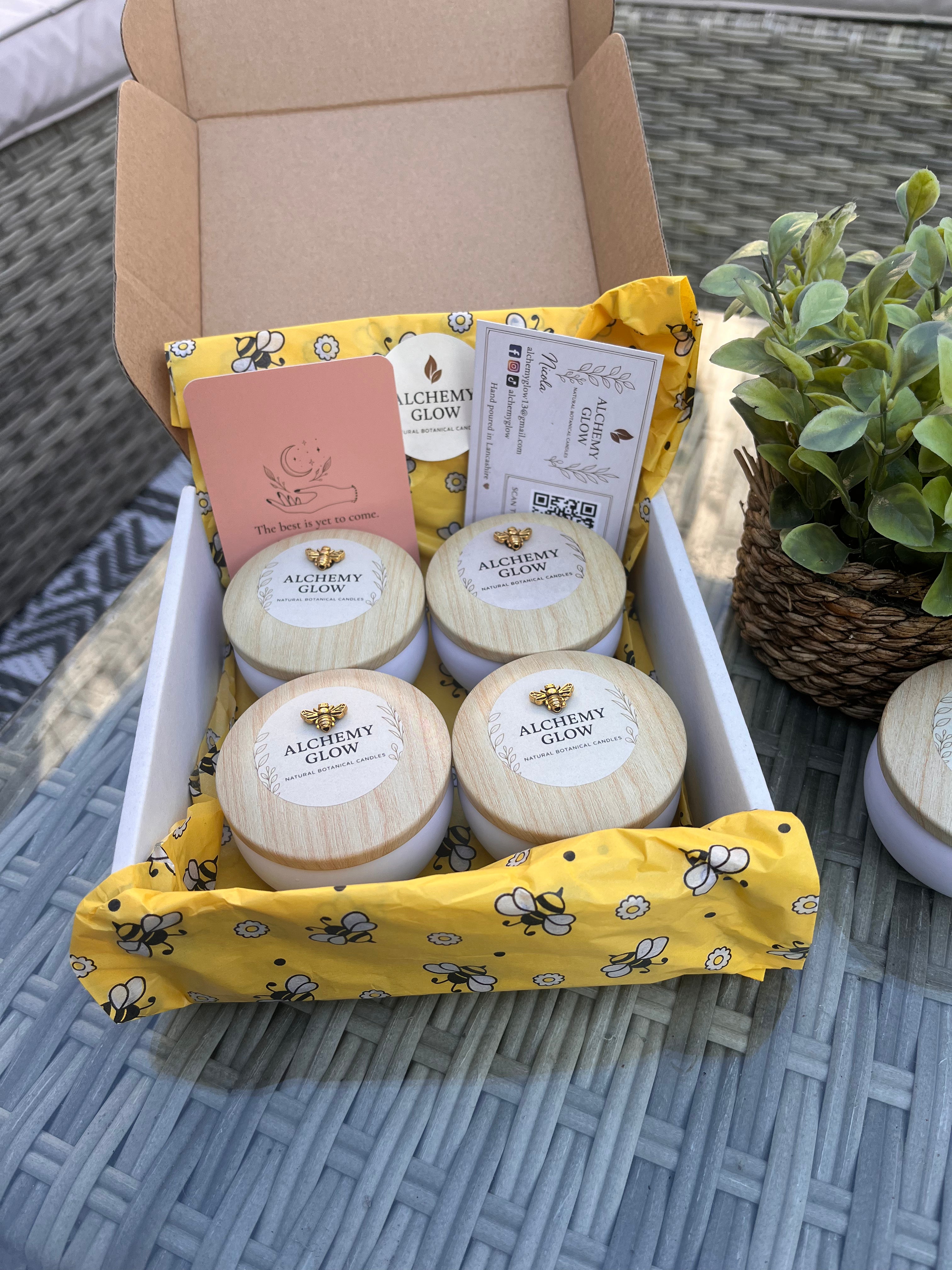 4 mini citronella candles