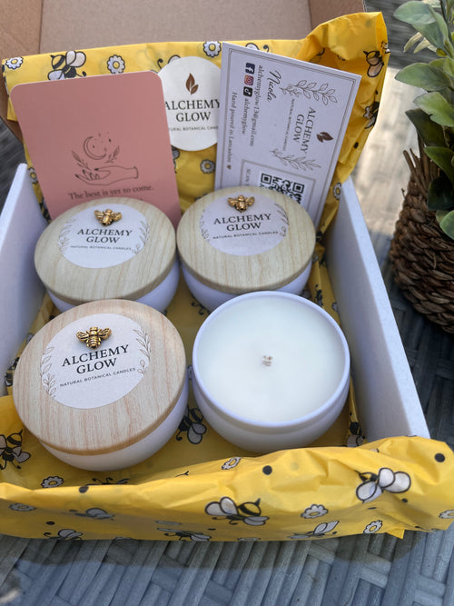 4 mini citronella candles